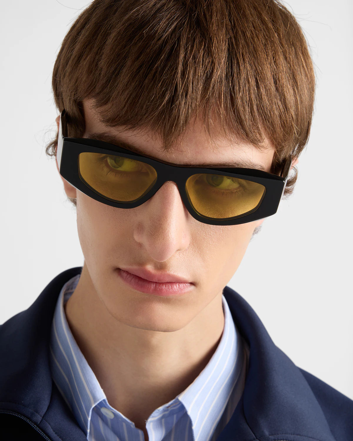 LUNETTES DE SOLEIL PRADA SYMBOLE 
VERRES VERT CÈDRE