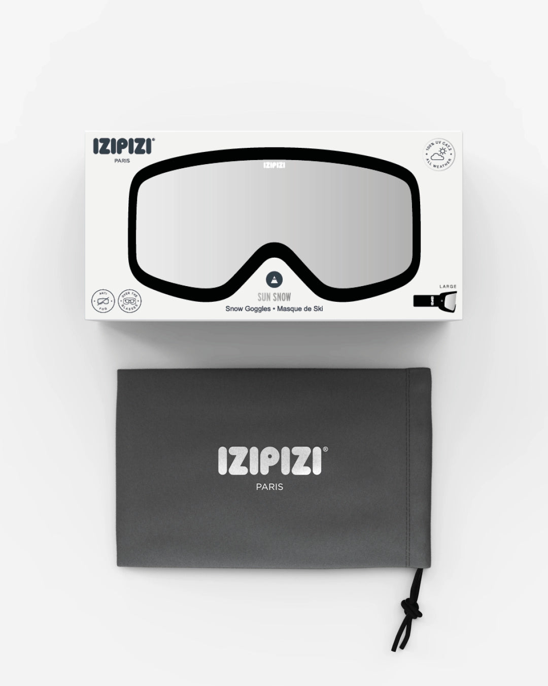LUNETTES IZIPIZI SNOW - BLACK ALL WEATHER