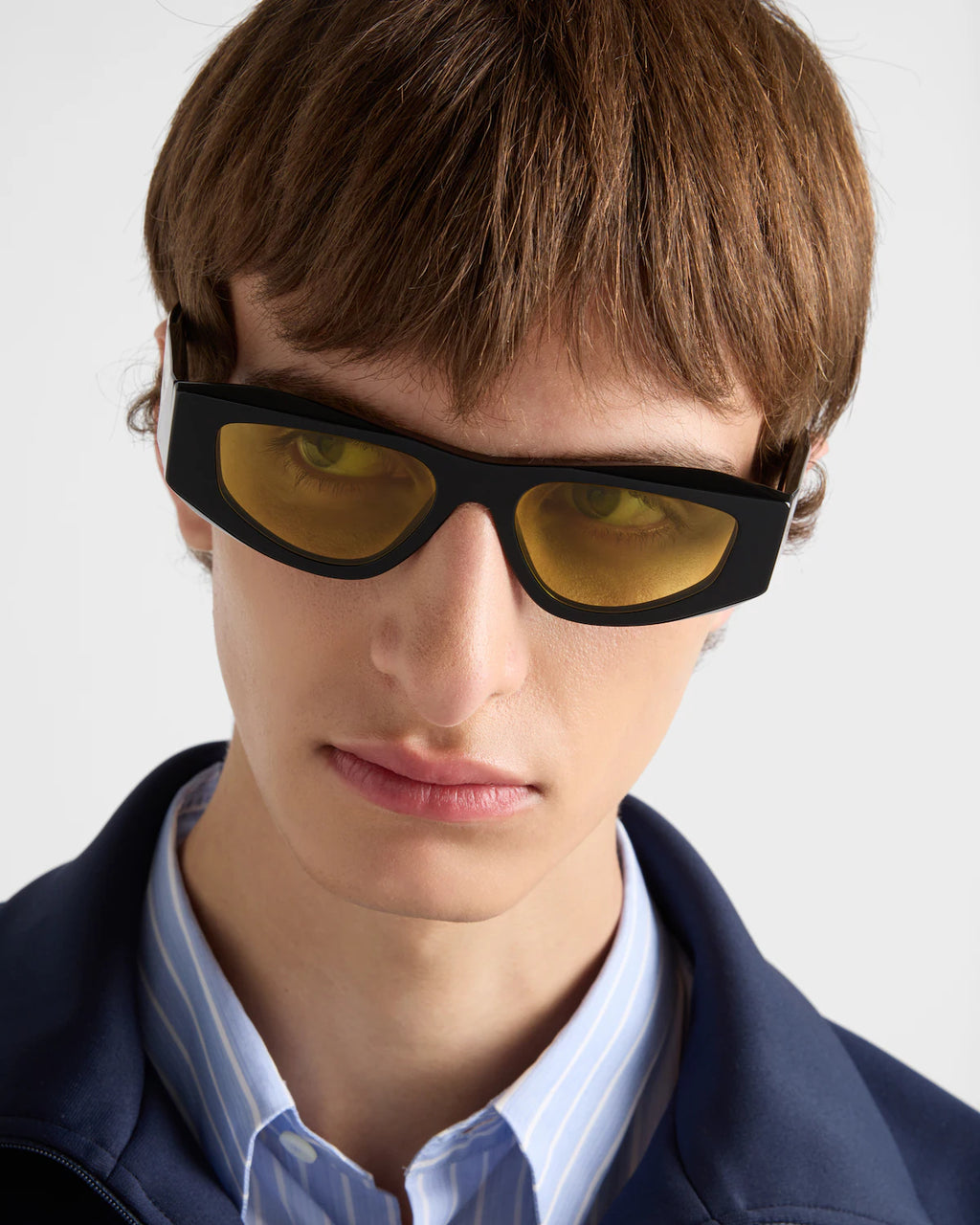 LUNETTES DE SOLEIL PRADA SYMBOLE 
VERRES VERT CÈDRE