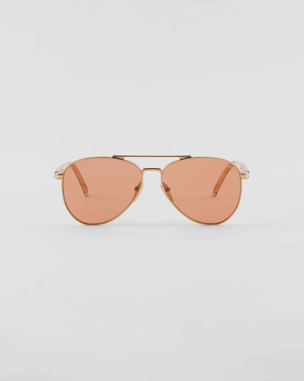 LUNETTES  DE SOLEIL ORNÉES DU LOGO PRADA
VERRES TERRACOTTA