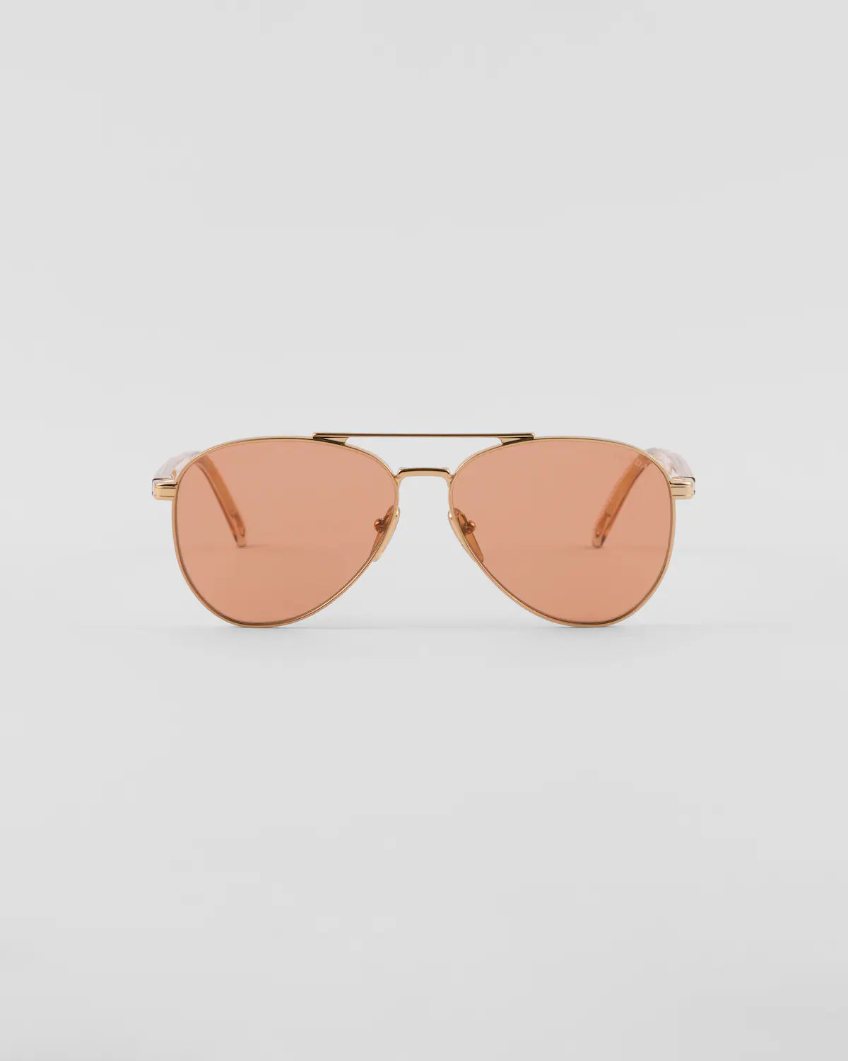 LUNETTES  DE SOLEIL ORNÉES DU LOGO PRADA
VERRES TERRACOTTA
