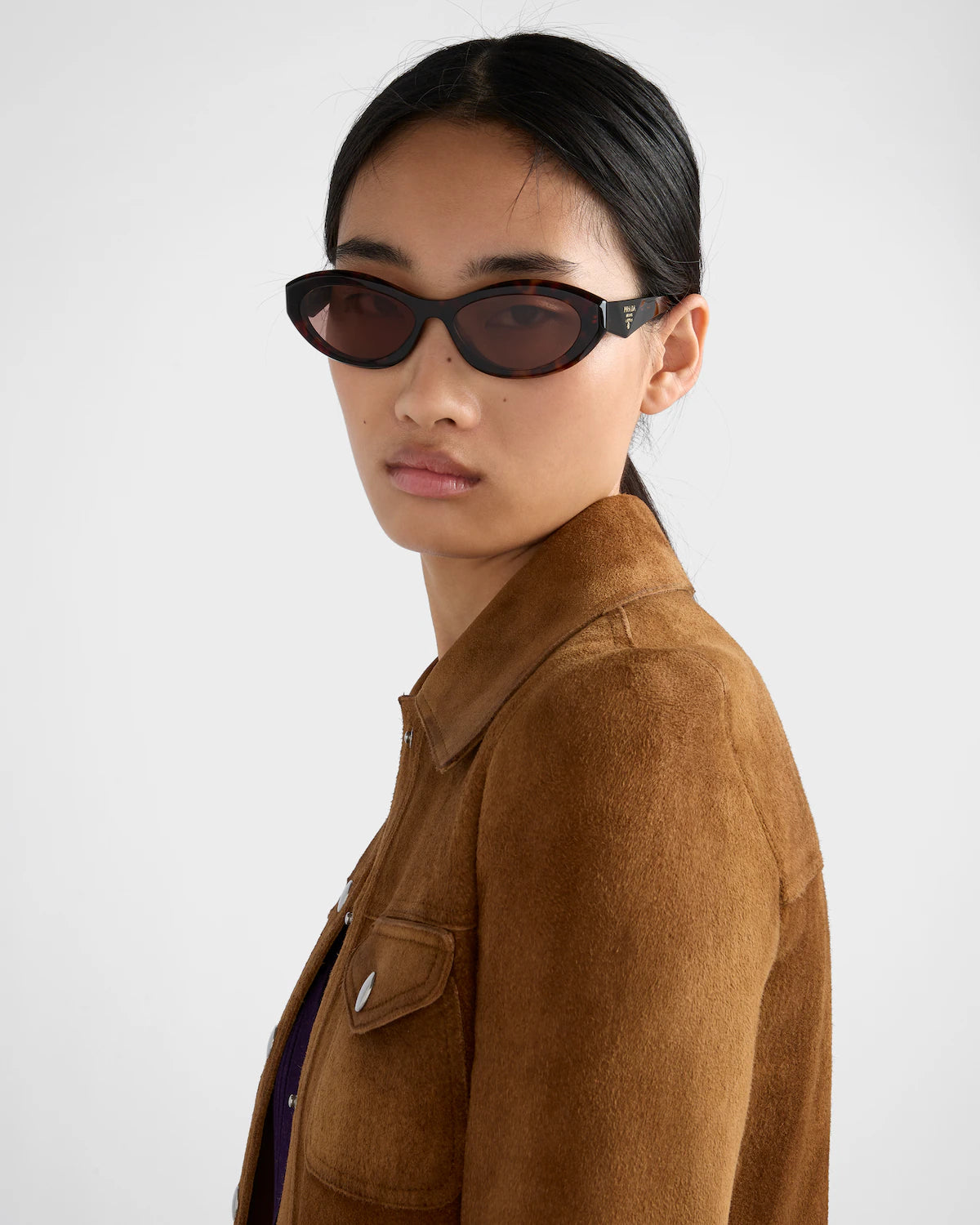 LUNETTES DE SOLEIL PRADA SYMBOLE 
VERRES ACAJOU