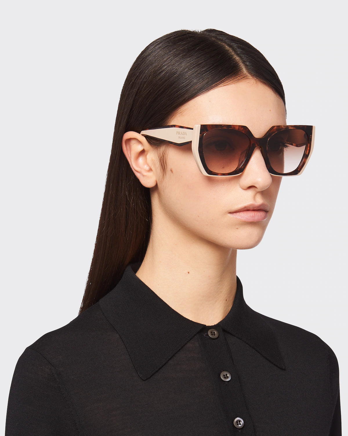 LUNETTES DE SOLEIL PRADA AVEC LOGO PRADAVERRES DÉGRADÉS