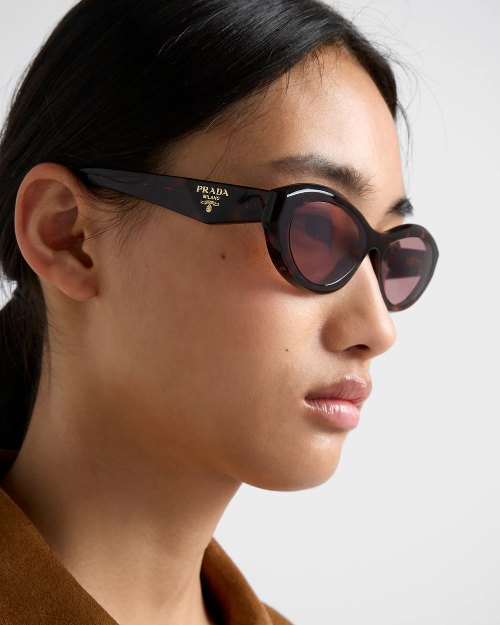 LUNETTES DE SOLEIL PRADA SYMBOLE 
VERRES ACAJOU