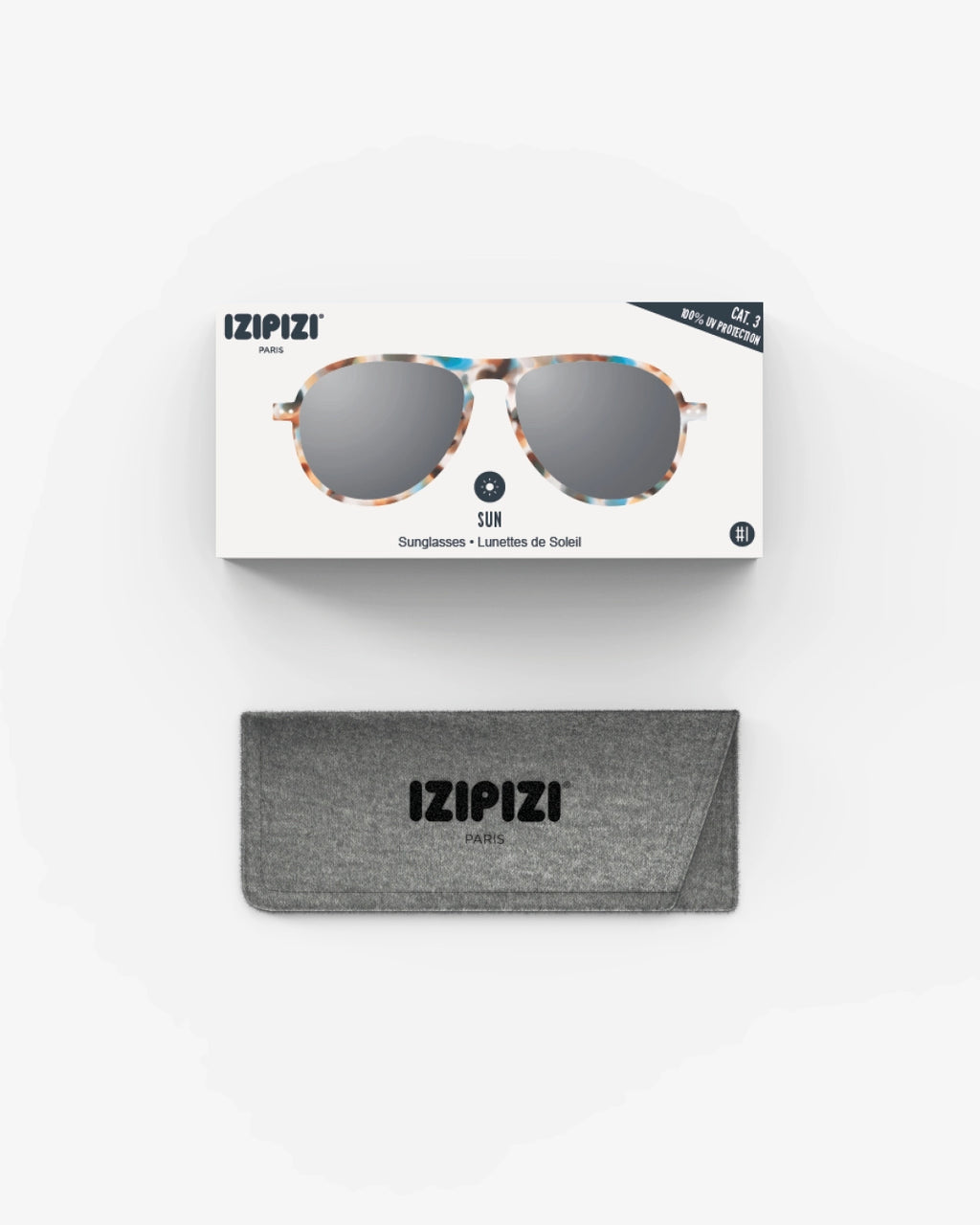 LUNETTES IZIPIZI BLUE TORTOISE - SOLAIRES